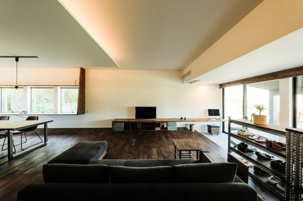 自然の中に佇む平屋の暮らし|the HOUSEの施工事例06