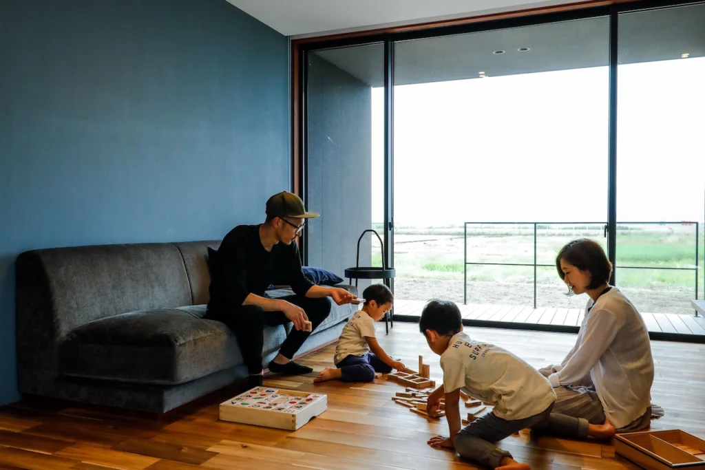 一体感と連続性を感じる住まい|the HOUSEの施工事例07