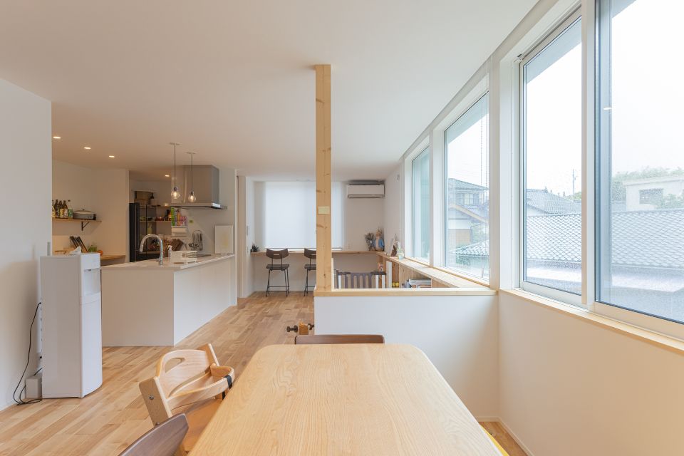 2階リビングのある木の家|the HOUSEの施工事例